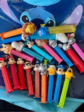 Assorted Disney Character PEZ Candy Dispensers Collection - Multi-Color